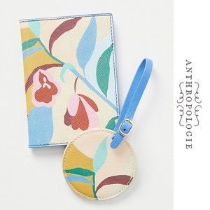 Anthropologie NWT Darcy Floral Travel Accessories